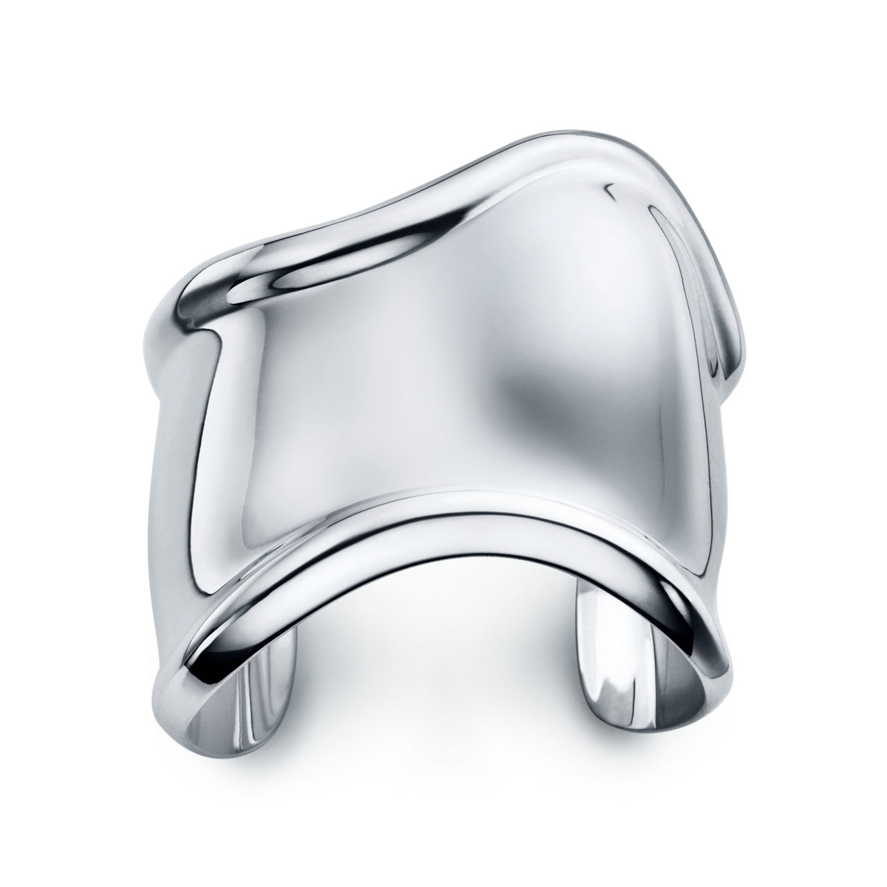 Medium Bone Cuff in Sterling Silver, 61 mm Wide
