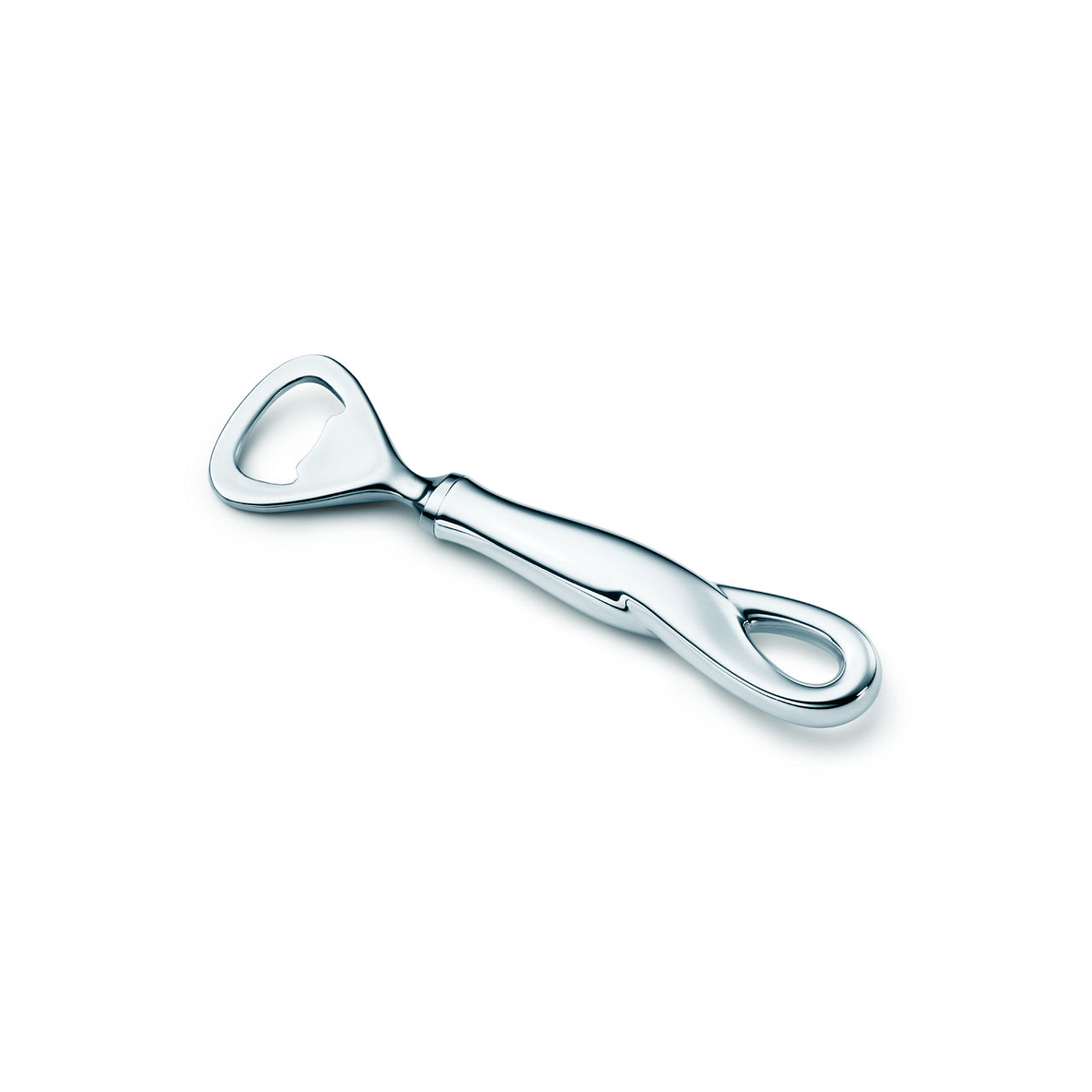 Padova Bottle Opener in Sterling Silver and Stainless Steel