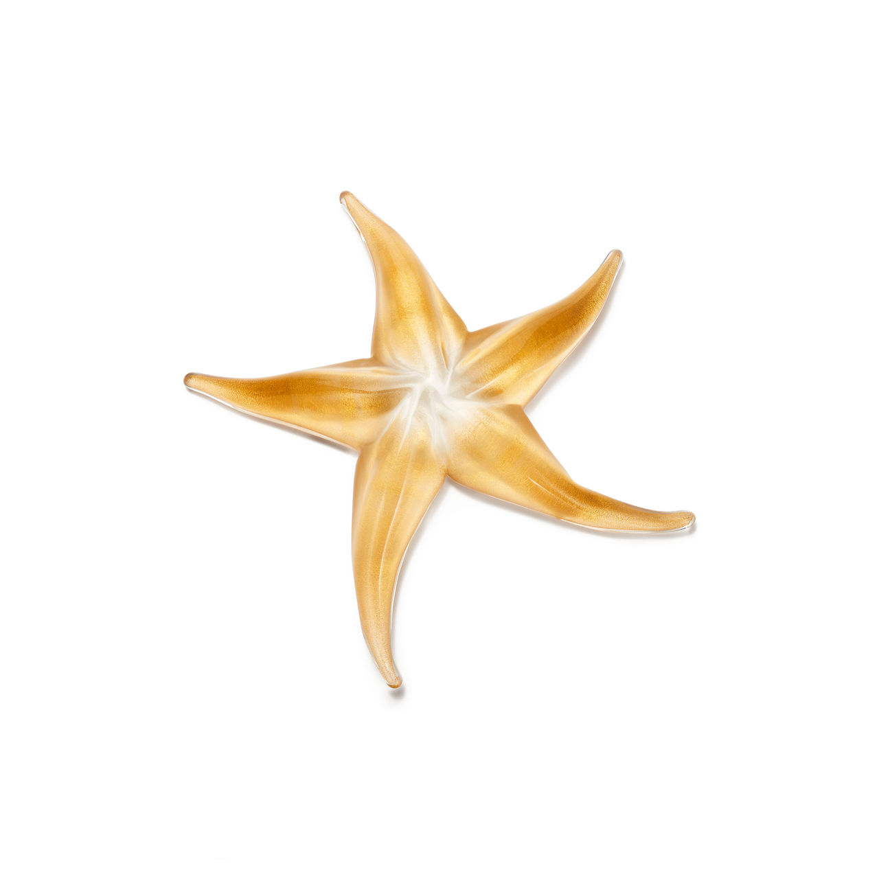 Starfish in Handmade, Mouth-blown Venetian Glass