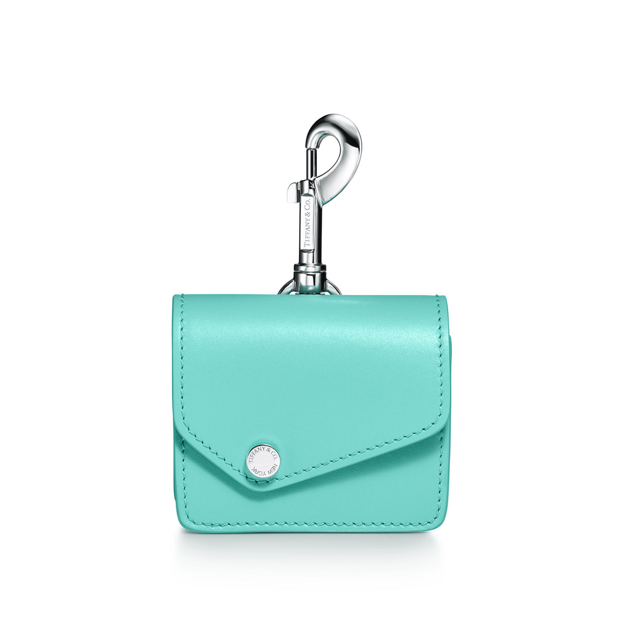 Waste Bag Holder in Anjeya Blue&trade; Leather