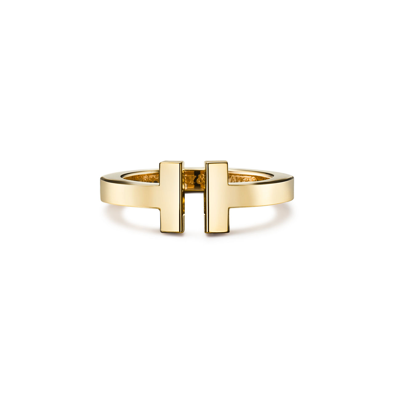 Square Ring in Yellow Gold