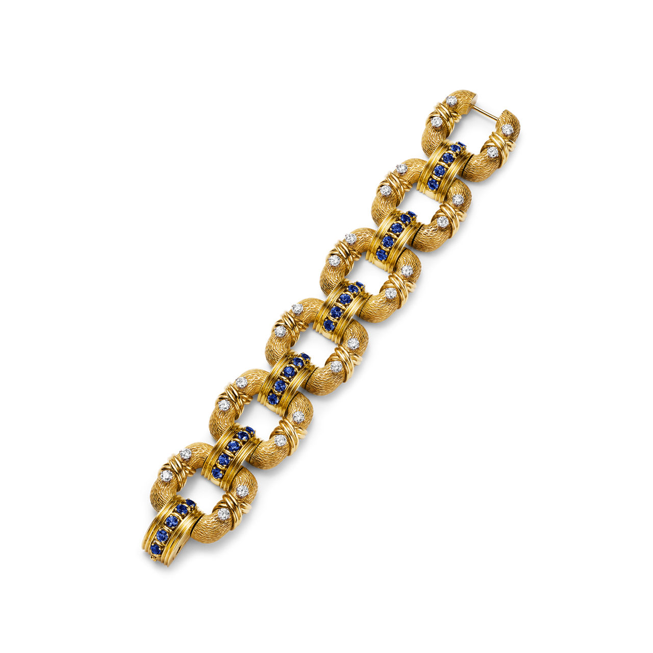 Cooper Bracelet in Yellow Gold and Platinum