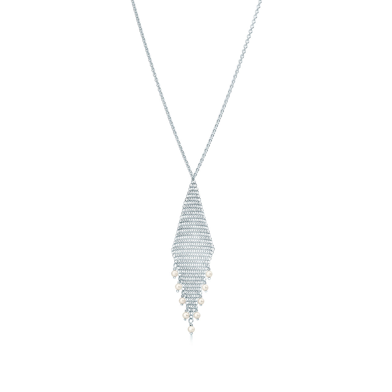 Mesh Fringe Pendant 