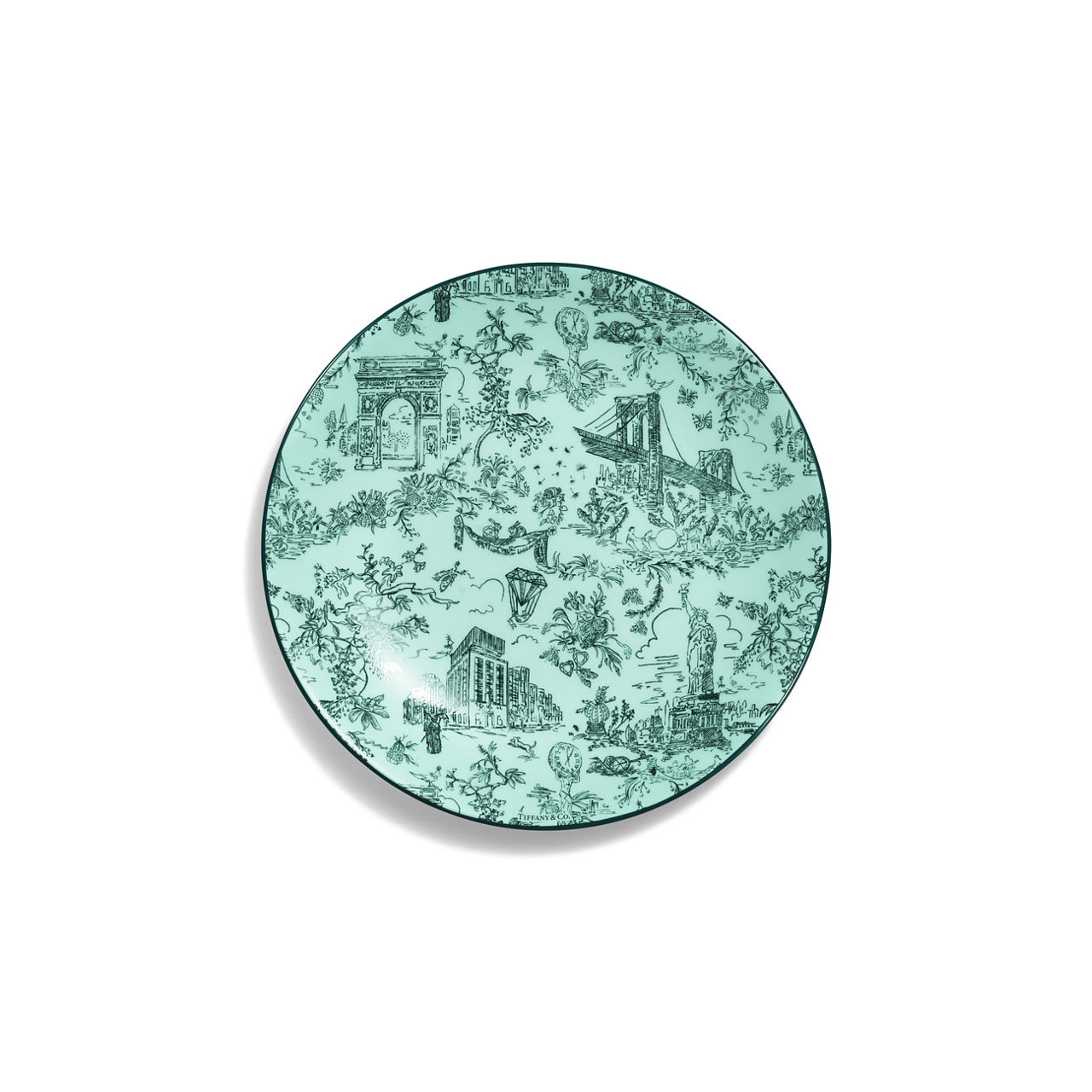 Bread and Butter Plate in Anjeya Blue&reg; Bone China