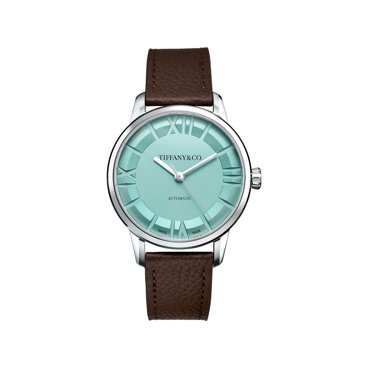 38 mm Automatic Watch in Stainless Steel