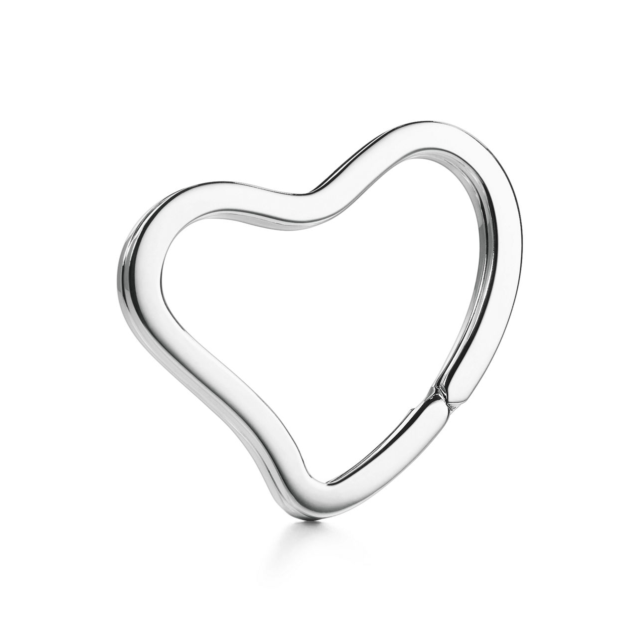 Open Heart Key Ring 