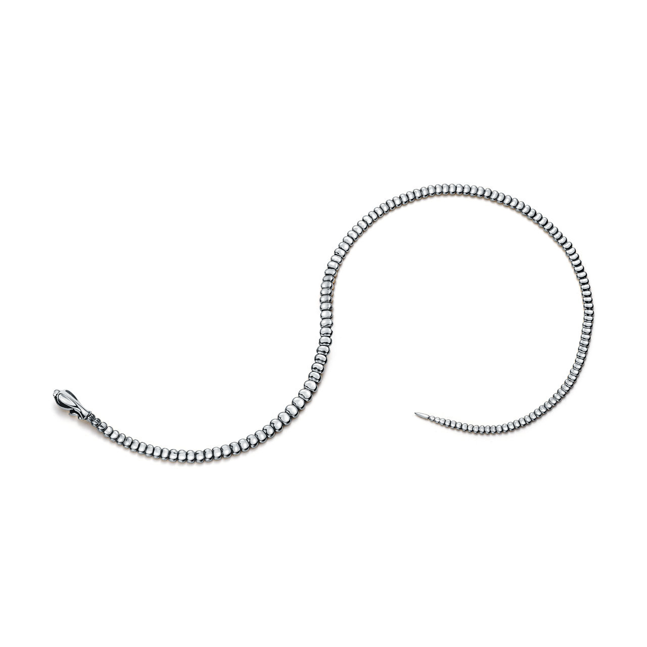 Snake Necklace in Sterling Silver