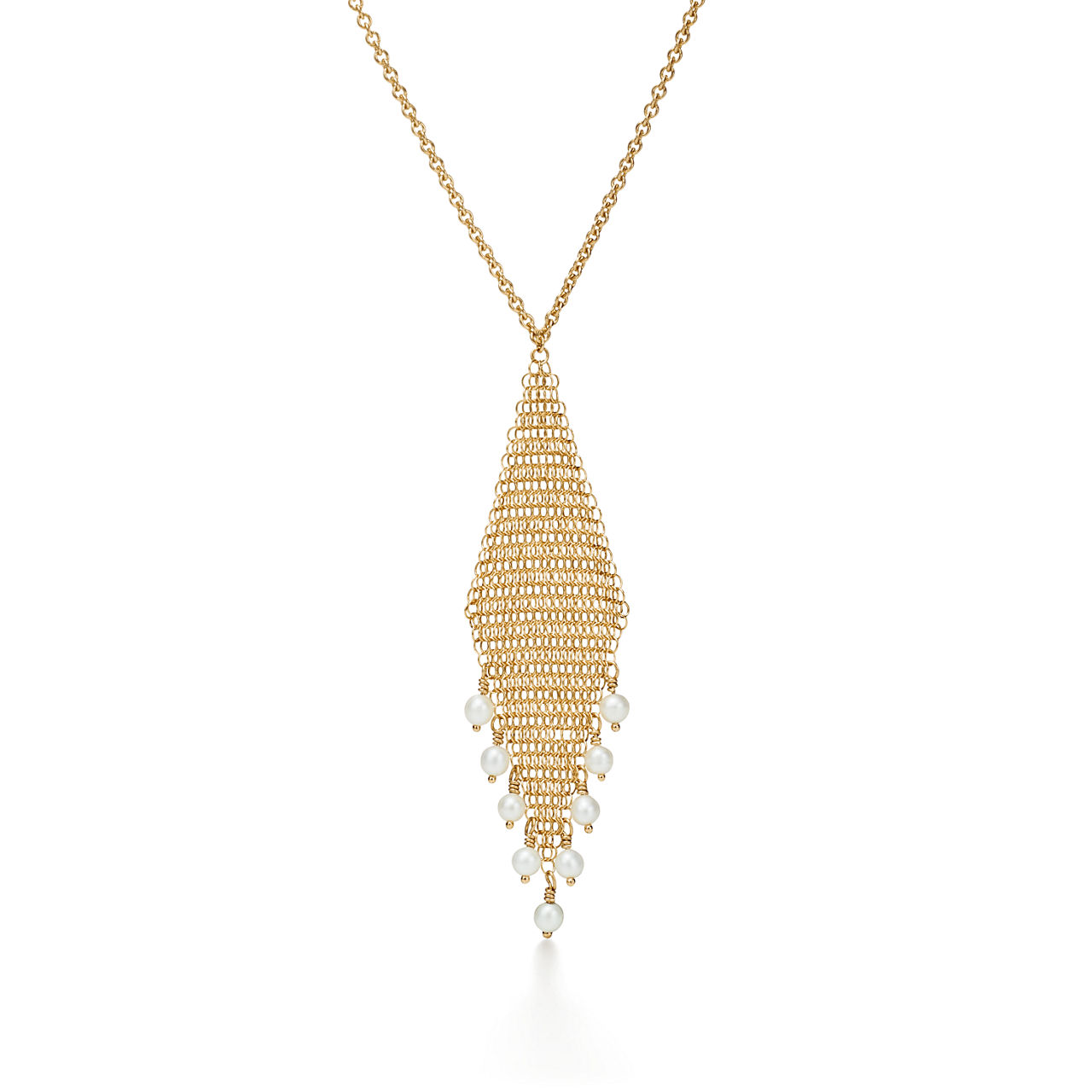 Mesh Fringe Pendant 