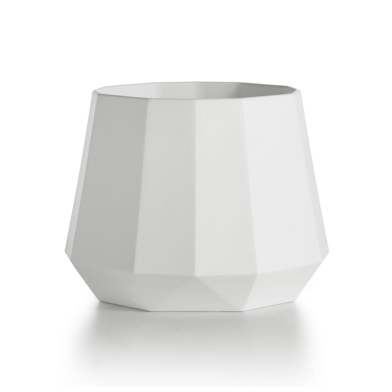 Wide Tapered Vase in Bone China