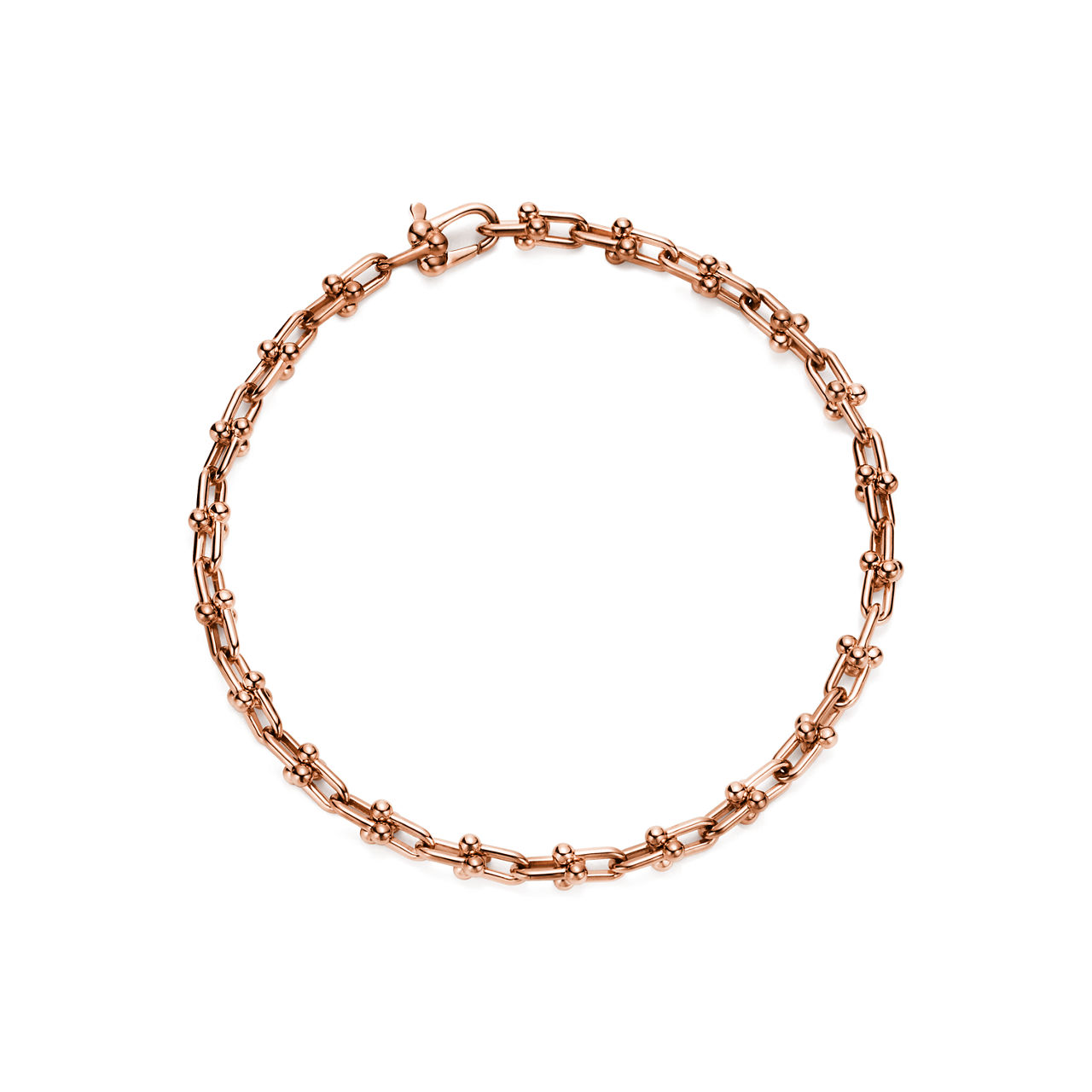 Micro Link Bracelet in Rose Gold