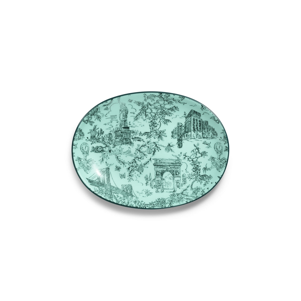 Butter Plate in Anjeya Blue&reg; Bone China