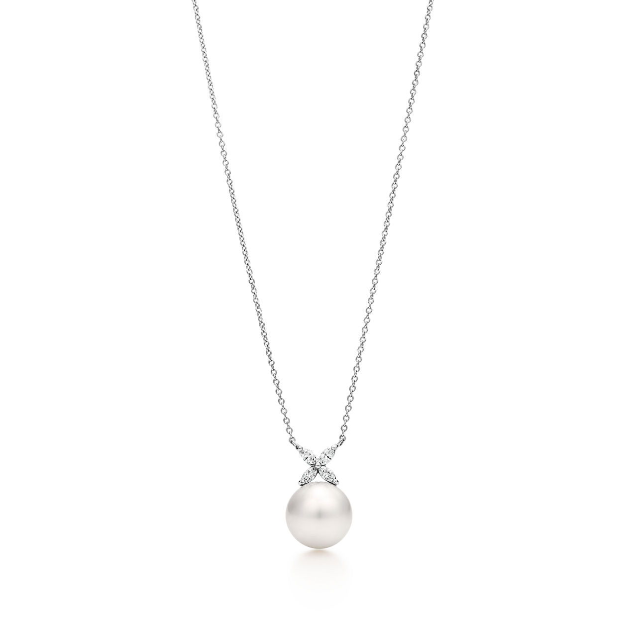 Pearl and Diamond Pendant 