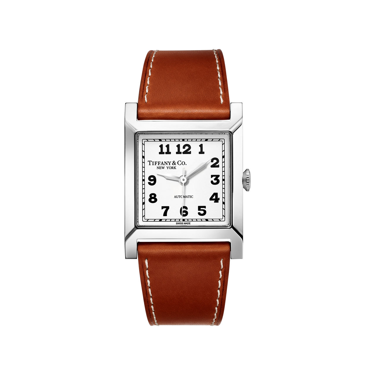  30 mm  Watch in Steel with a White Dial