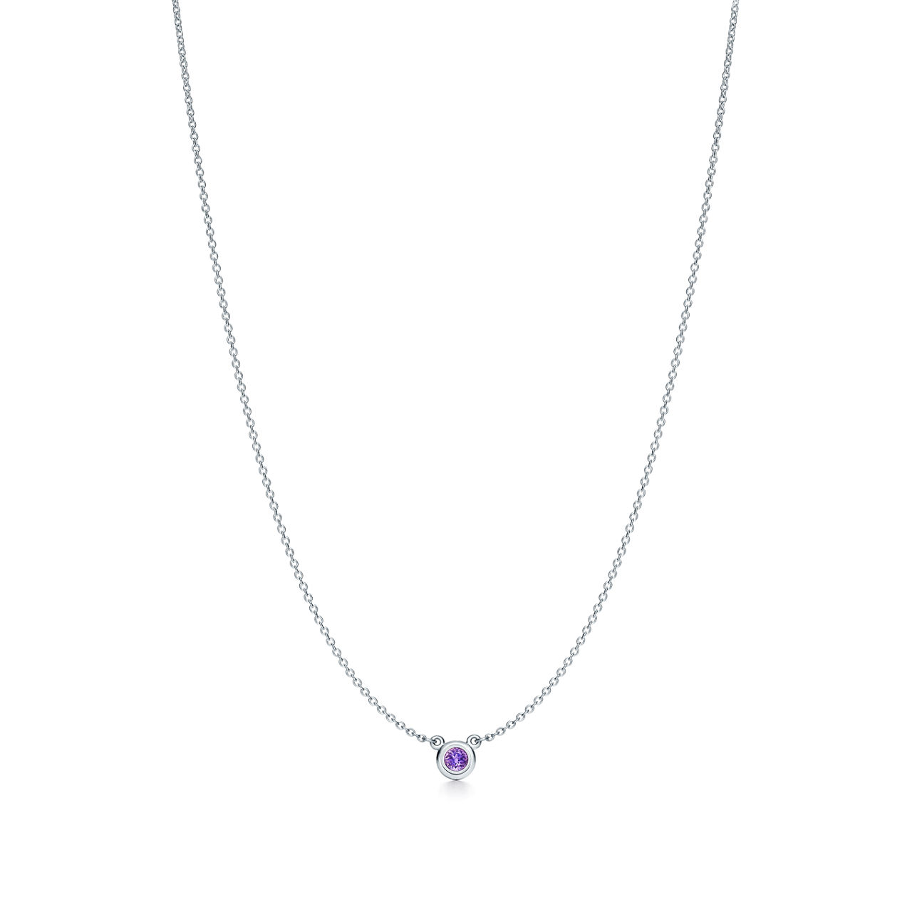 Color by the Yard Amethyst Pendant in Silver