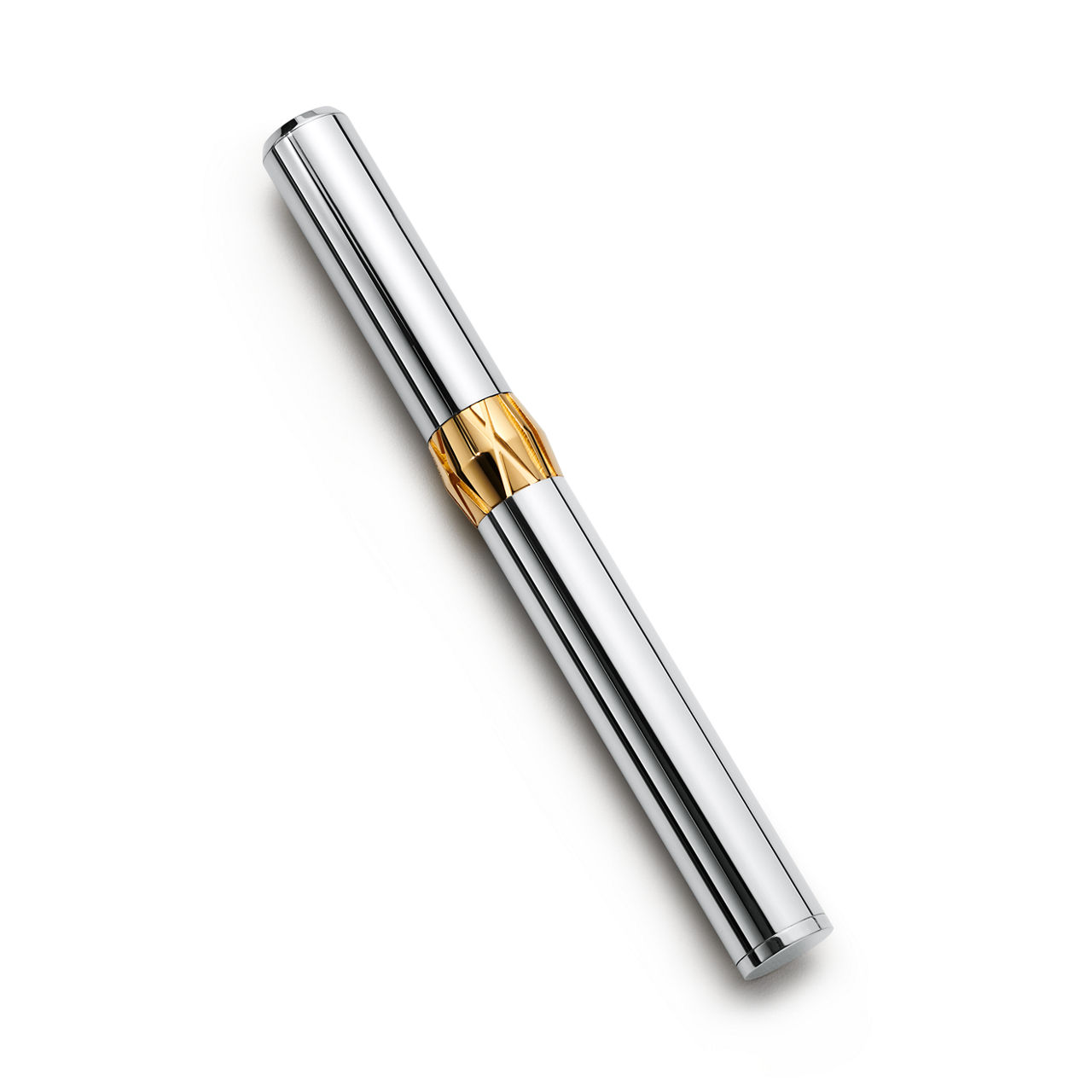 Fountain Pen in Sterling Silver with Gold Vermeil