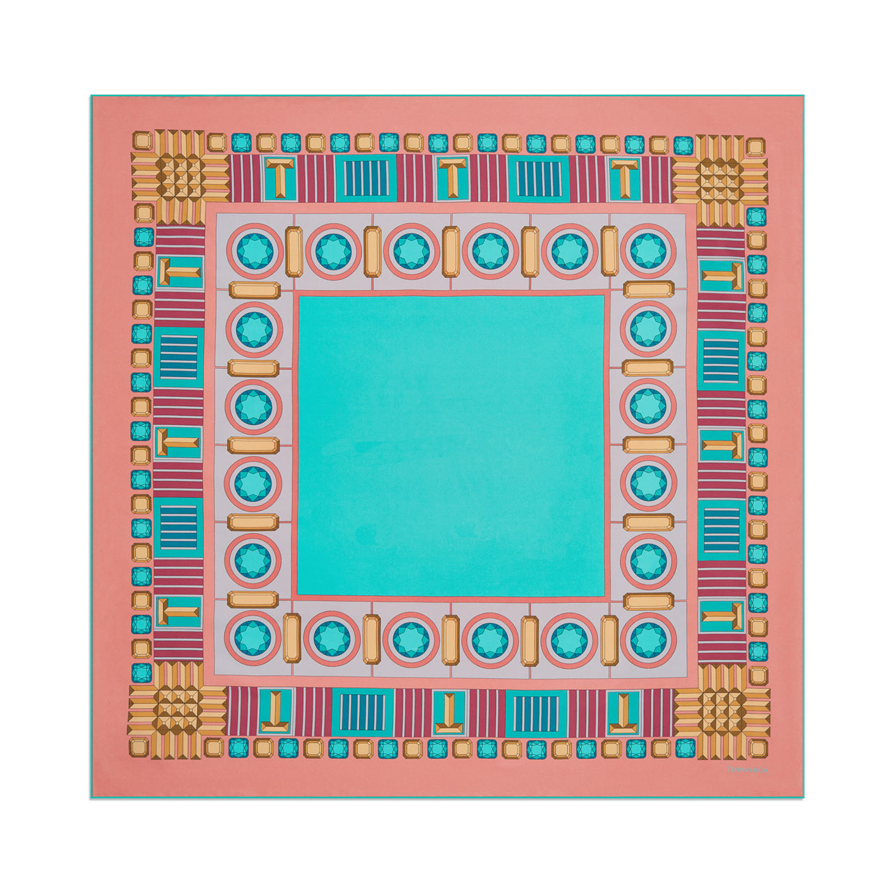 Square Scarf in Anjeya Blue&reg; Silk