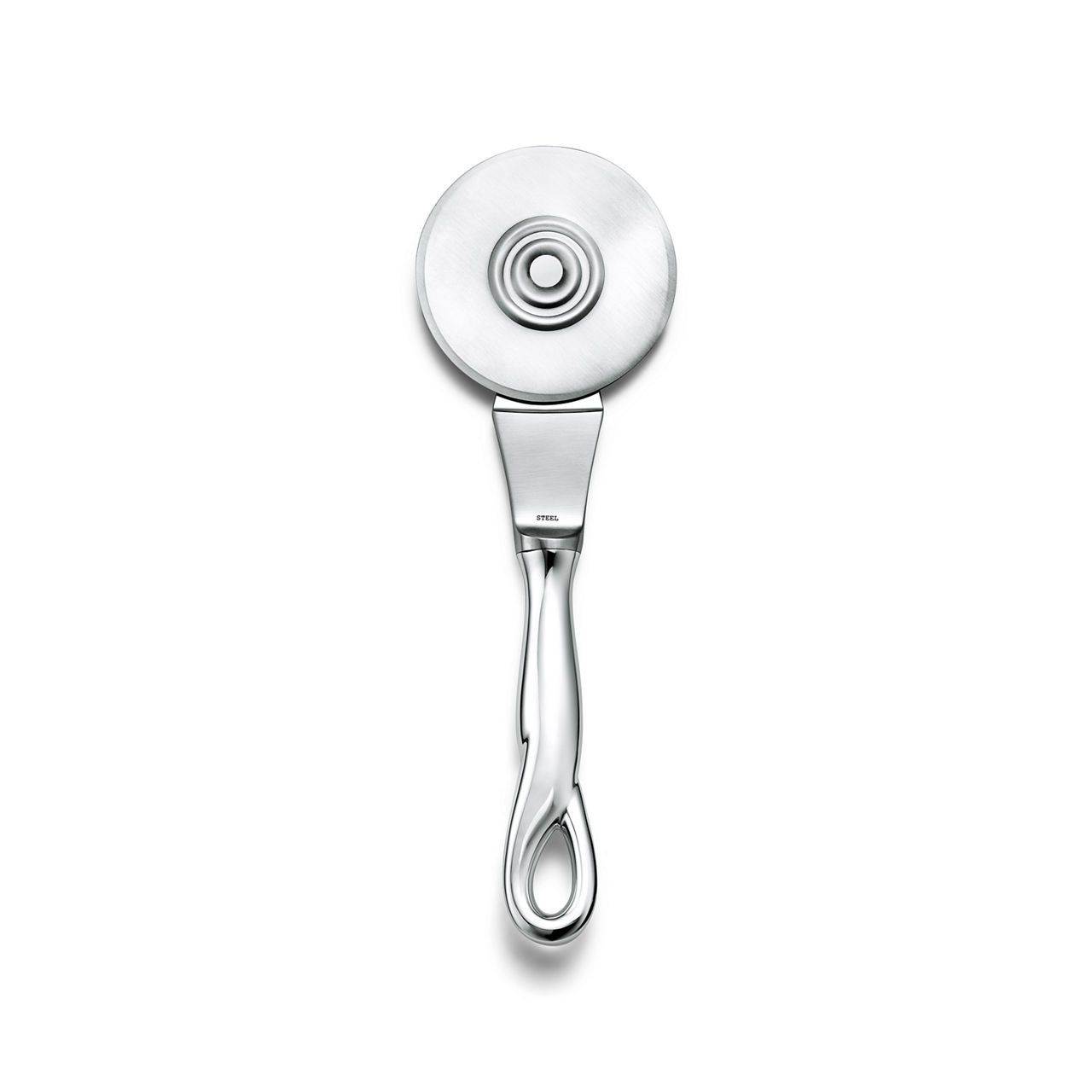 Padova Pizza Cutter in Sterling Silver and Stainless Steel