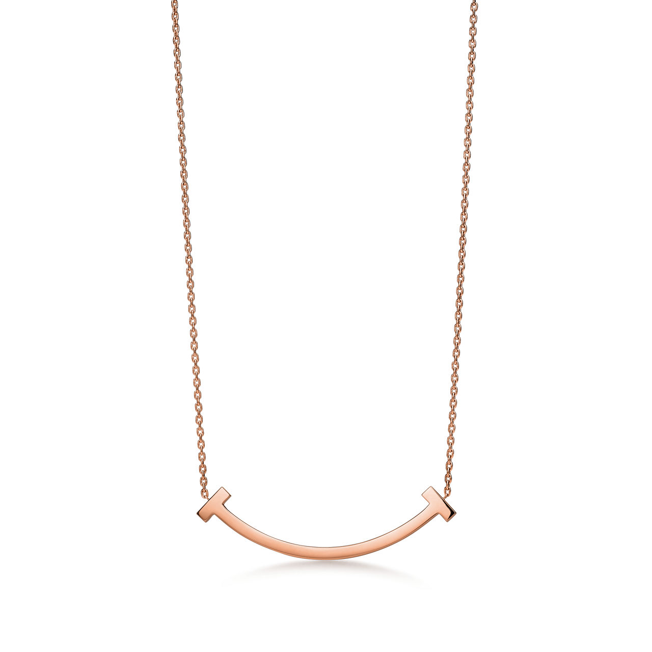 Smile Medium Pendant in Rose Gold