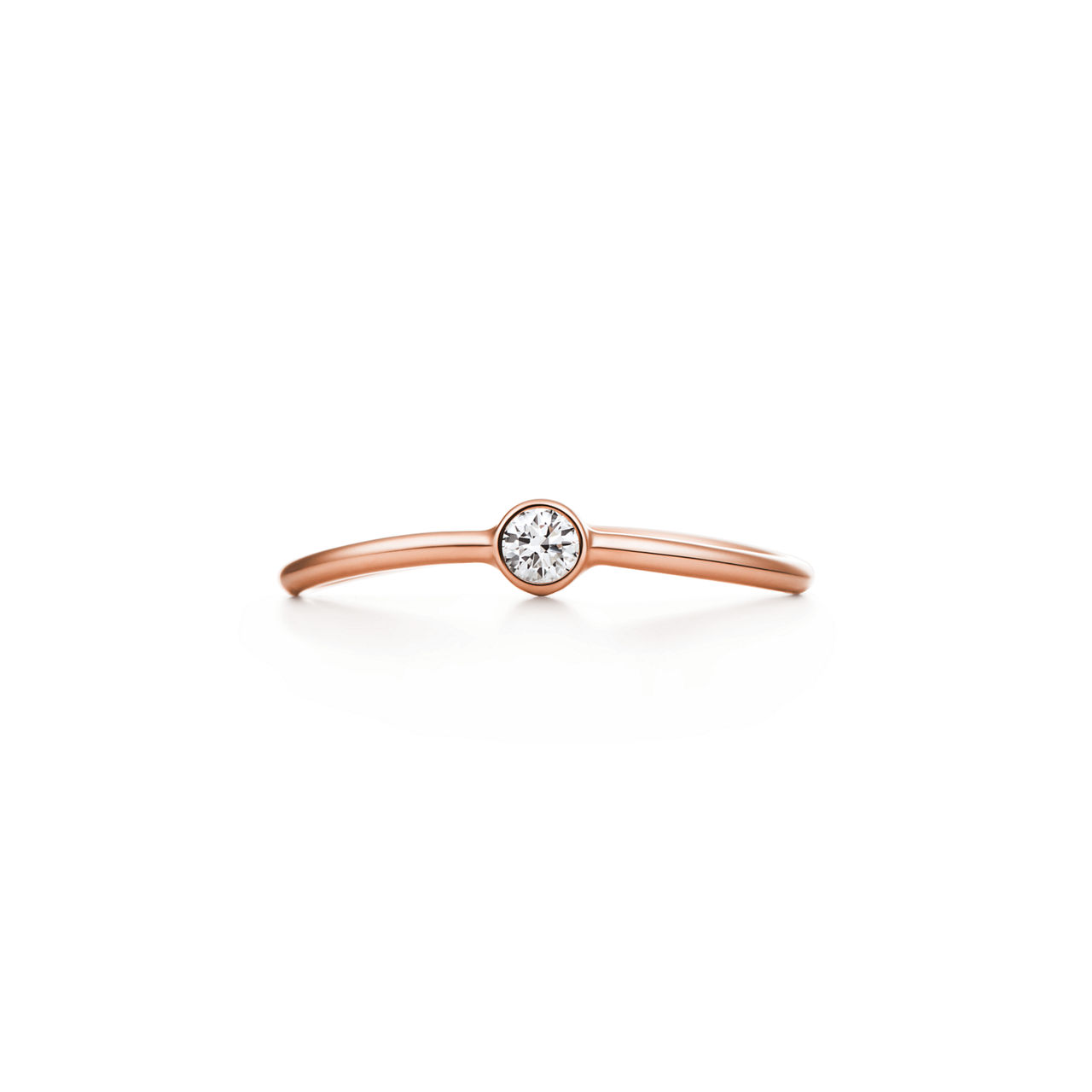 Wave Single-row Diamond Ring 