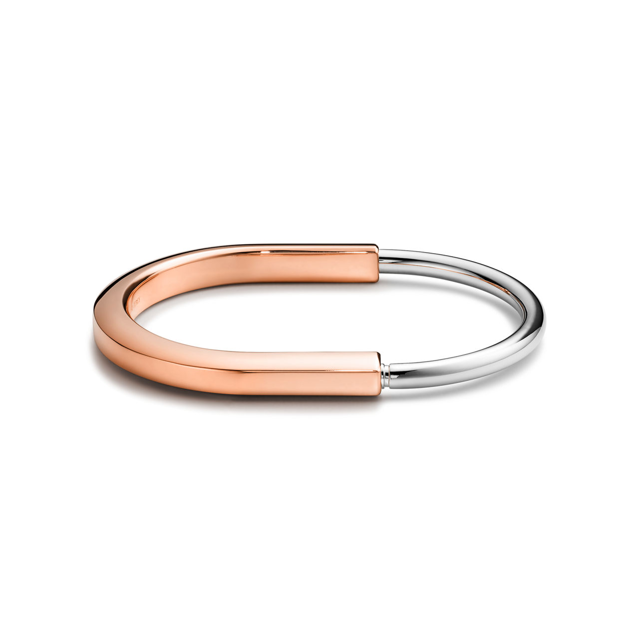 18k Rose Gold and White Gold