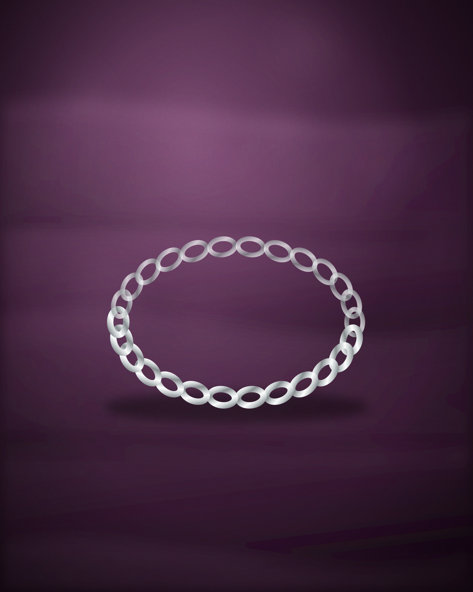 Curb Chain Bracelet, in Sterling Silver