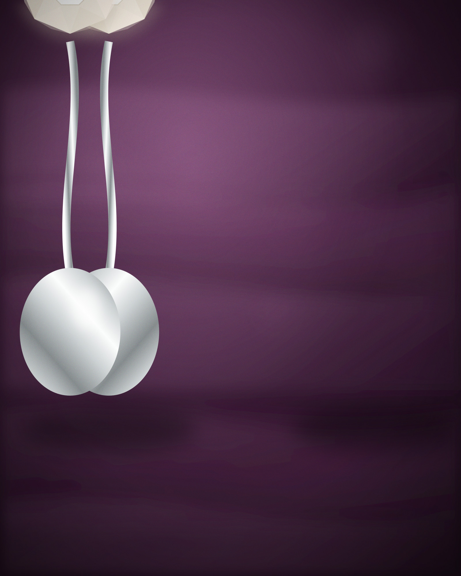 Pearl Stud Earrings, with Freshwater Pearls — detail view (illustration)