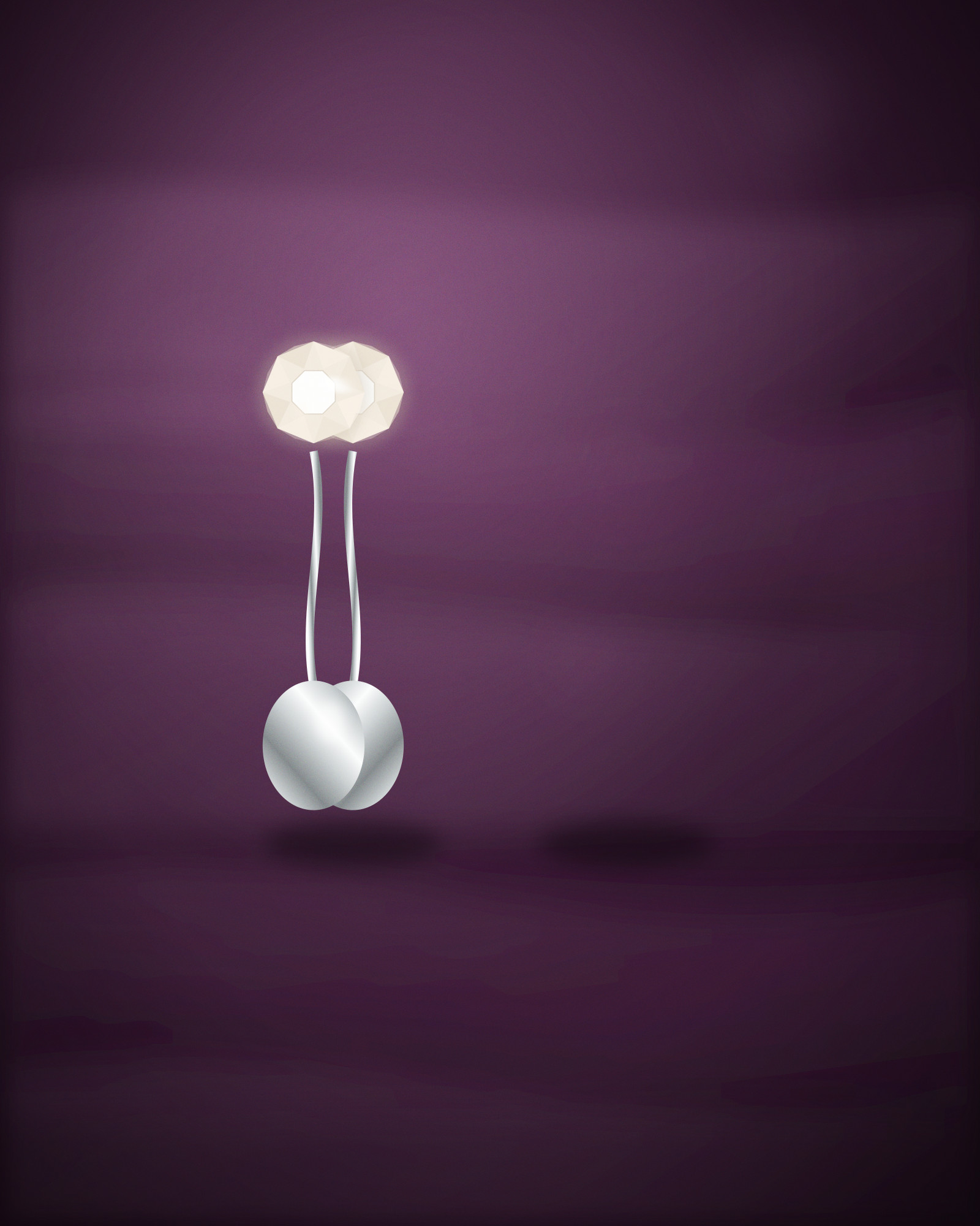 Pearl Stud Earrings, with Freshwater Pearls