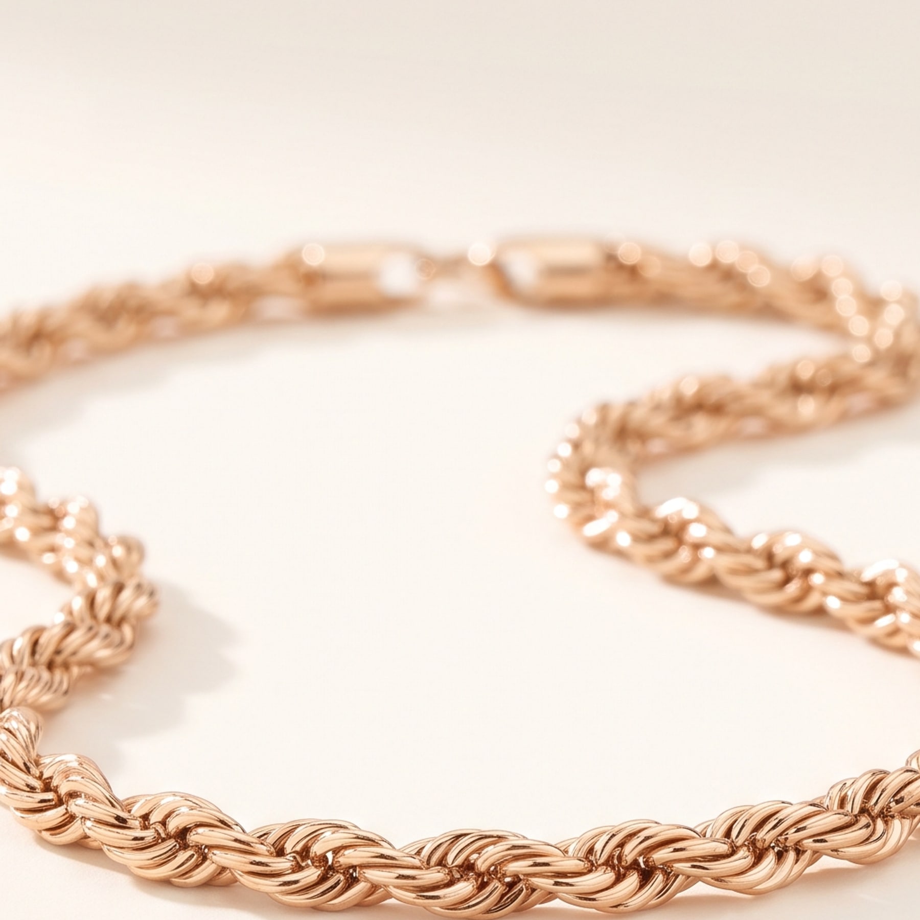 Rope Bracelet, in 18k Rose Gold