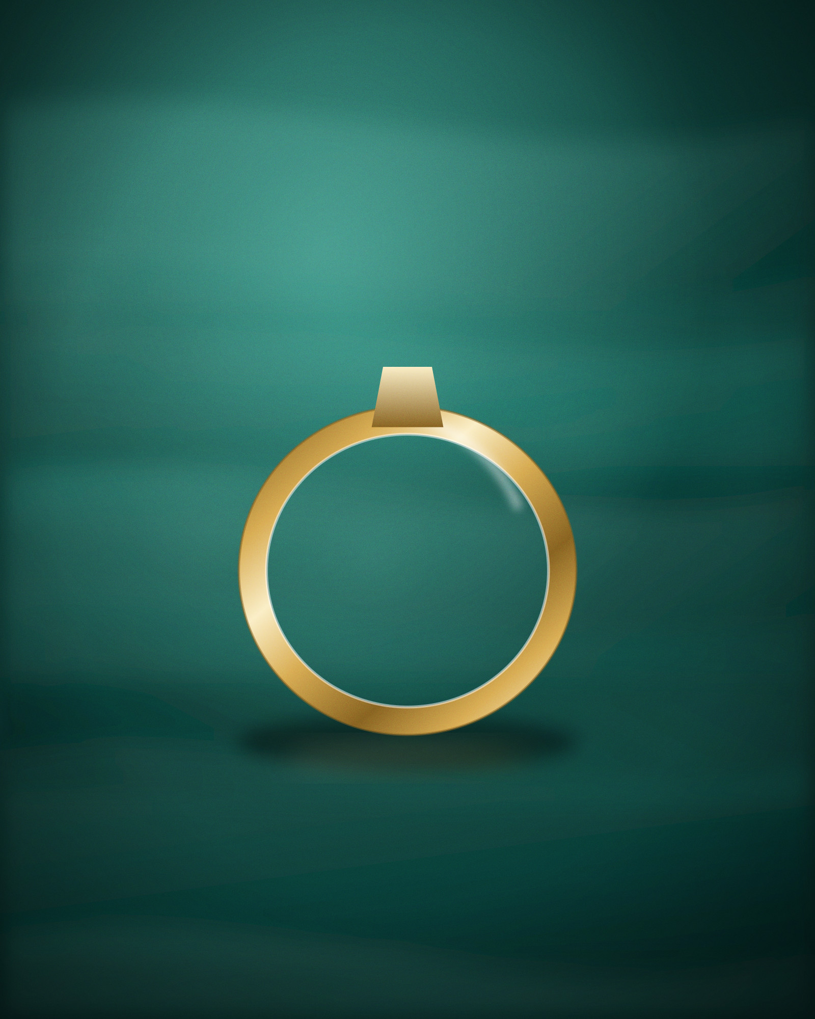 Signet Ring, in 18k Yellow Gold